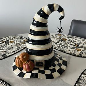 Mackenzie-Childs Witch Hat Tabletop Decoration.